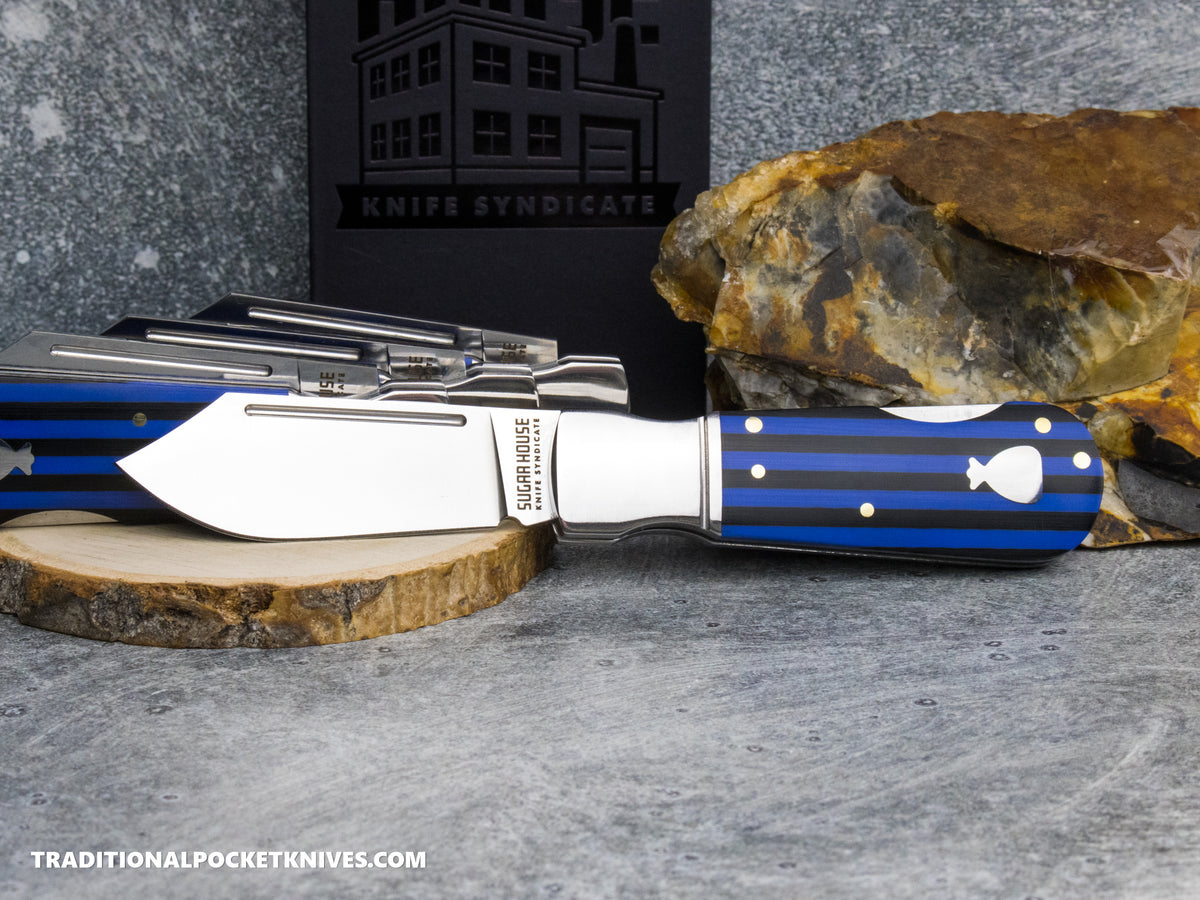 Finch Pretty Boy Blue Note G10 - Sugar House Knife Syndicate Series