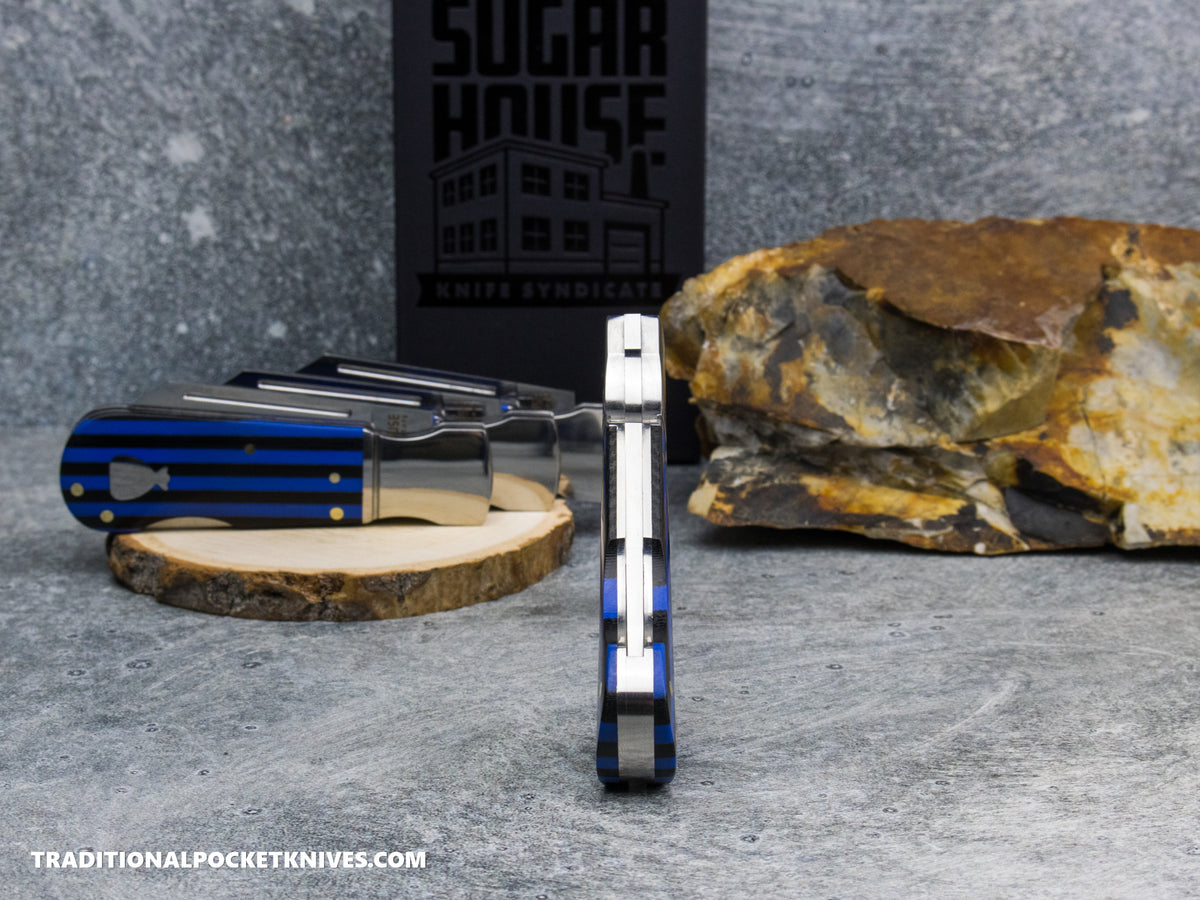 Finch Pretty Boy Blue Note G10 - Sugar House Knife Syndicate Series