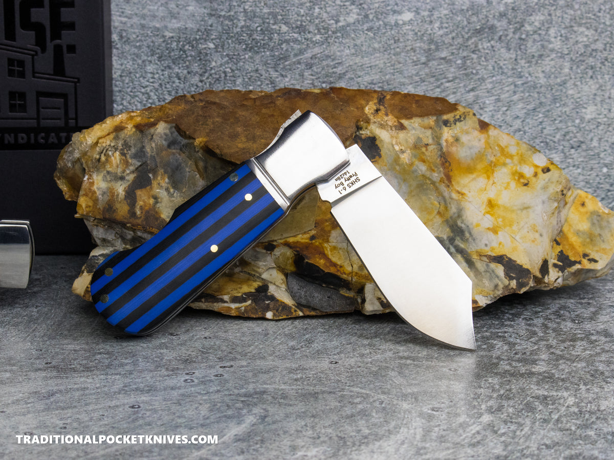 Finch Pretty Boy Blue Note G10 - Sugar House Knife Syndicate Series