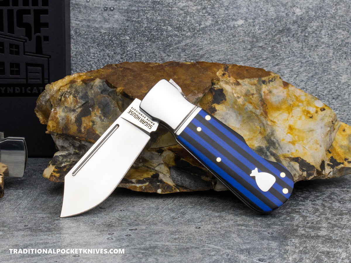 Finch Pretty Boy Blue Note G10 - Sugar House Knife Syndicate Series