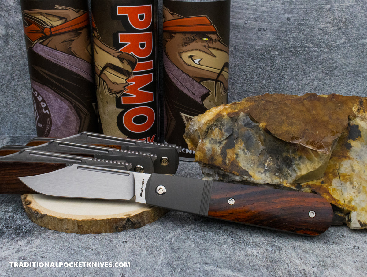 Jack Wolf Knives Primo Jack Rosewood Hand Satin