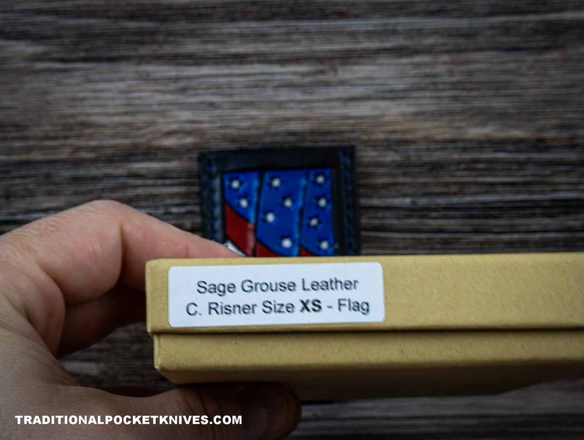 Sage Grouse Leather: USA Leather Knife Slip Extra Small
