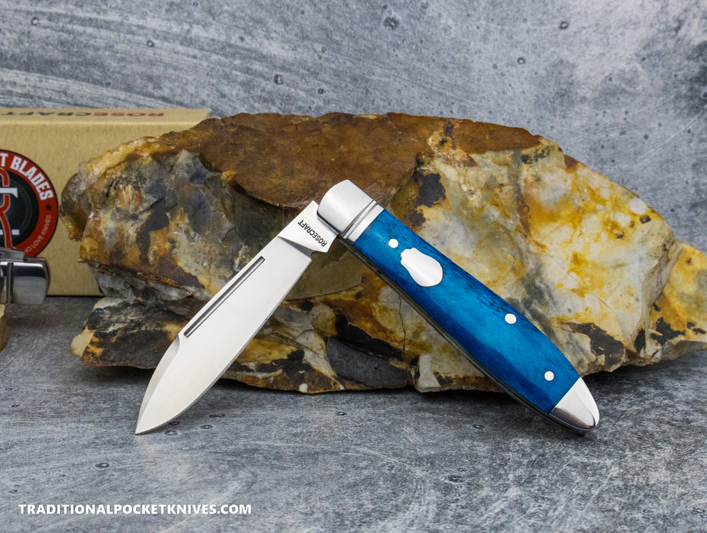 RoseCraft Blades Tanasi Lake Tear Drop Bora Bora Blue Bone (RCT017