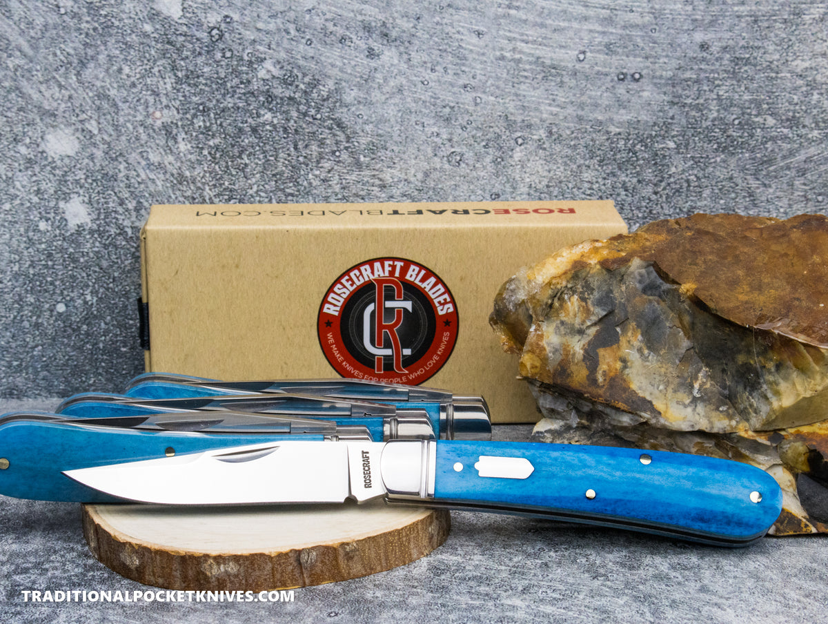 RoseCraft Blades Buffalo River Jack Bora Bora Blue Bone (RCT030-BBB)