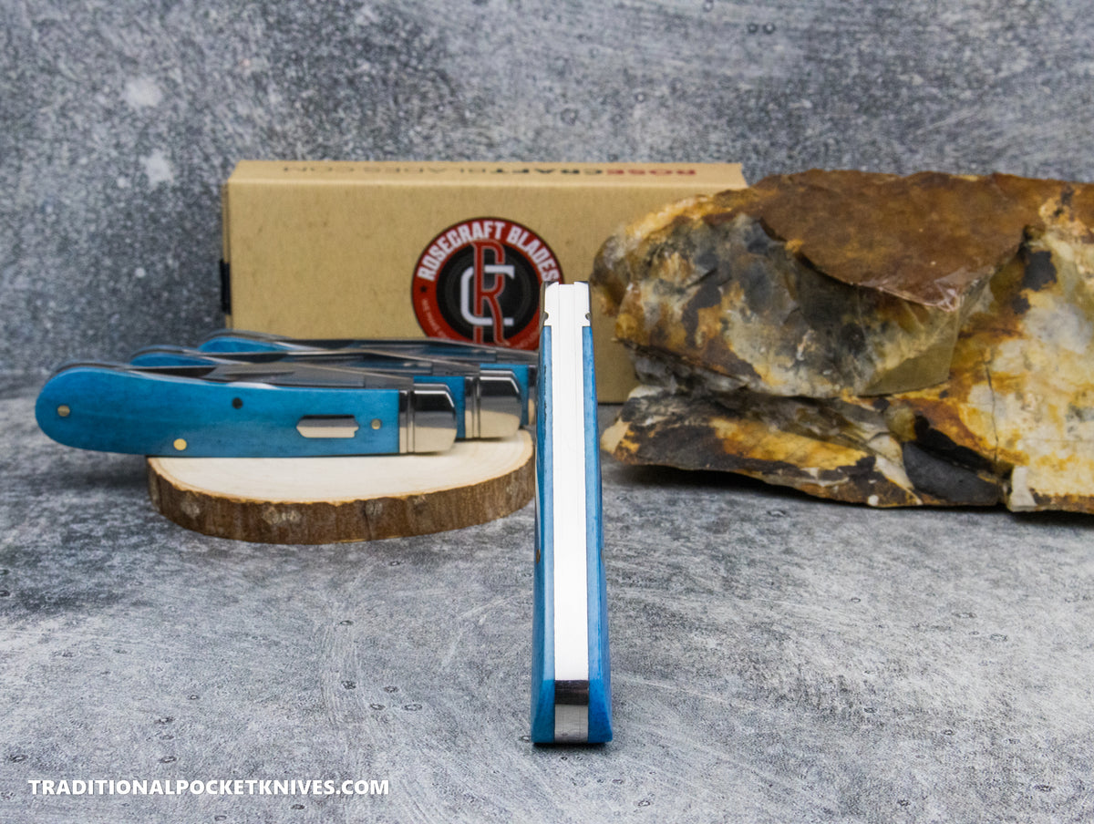 RoseCraft Blades Buffalo River Jack Bora Bora Blue Bone (RCT030-BBB)