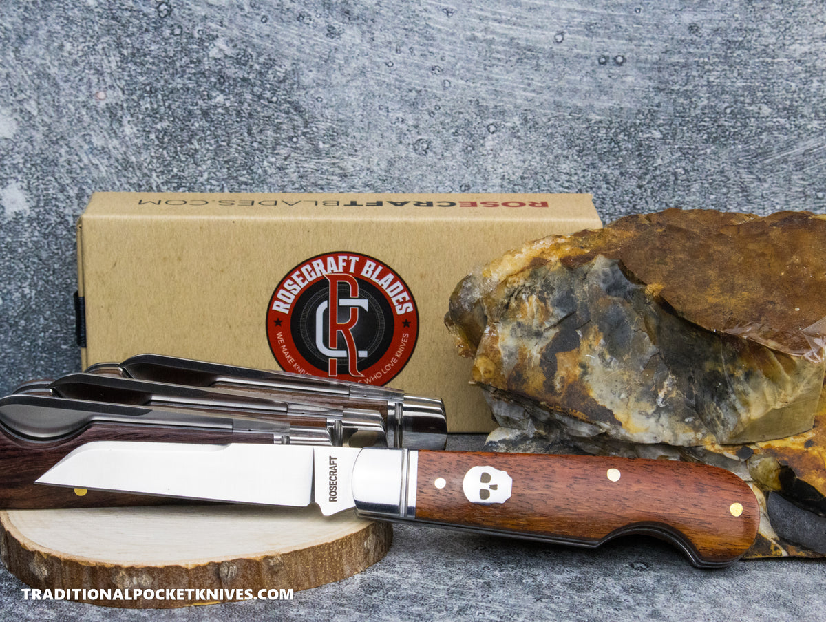 RoseCraft Blades Elk River Easy Open Jack Rosewood (RCT027-RW)