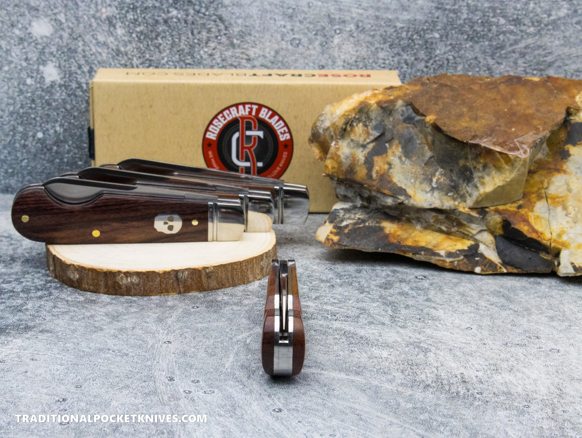 RoseCraft Blades Elk River Easy Open Jack Rosewood (RCT027-RW)