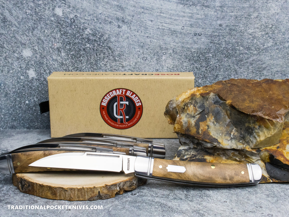 RoseCraft Blades Mud Creek Congress Burlwood (RCT028-BRL)
