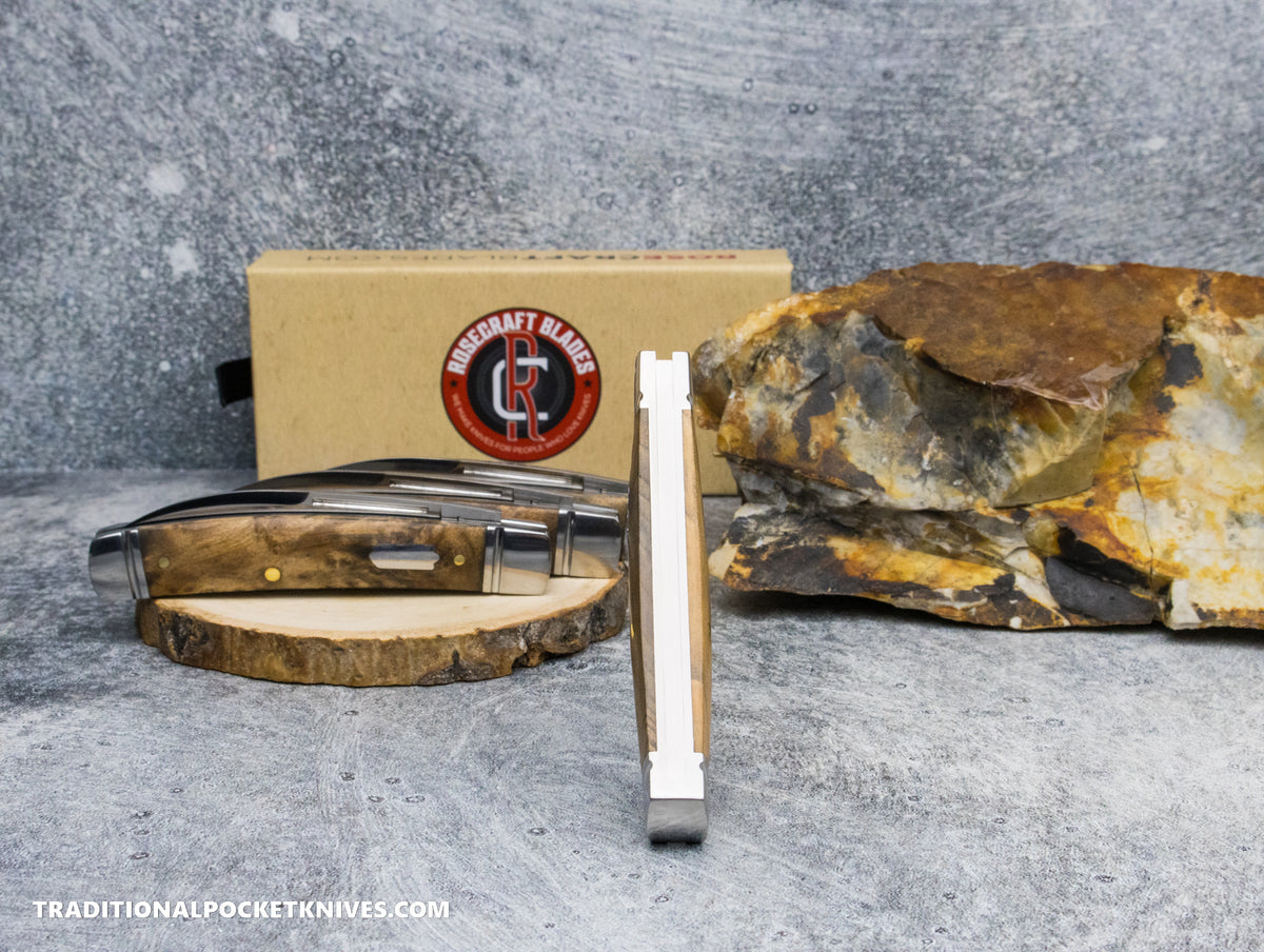 RoseCraft Blades Mud Creek Congress Burlwood (RCT028-BRL)