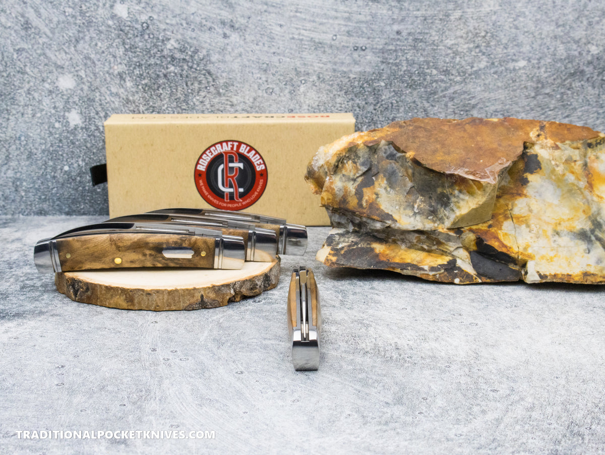 RoseCraft Blades Mud Creek Congress Burlwood (RCT028-BRL)