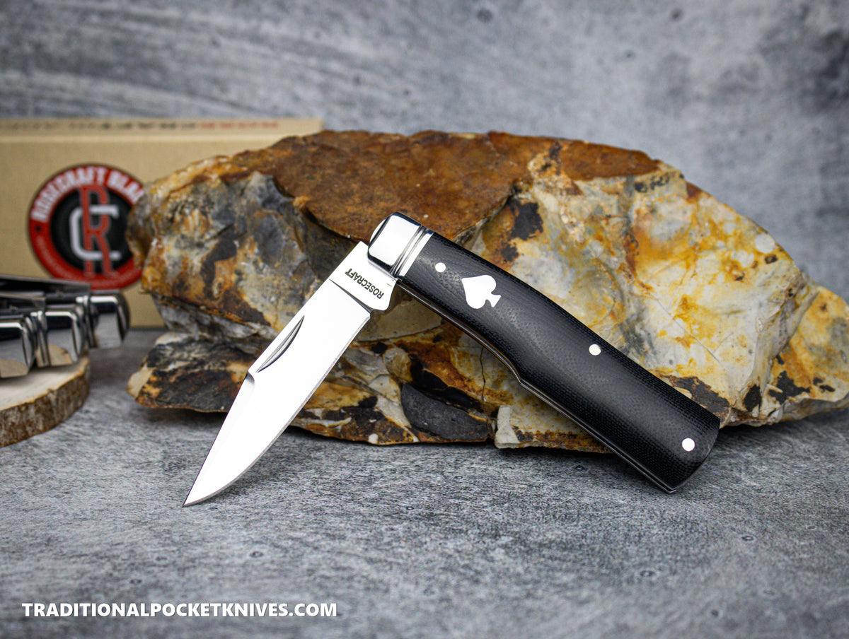 RoseCraft Blades Savage Creek Gunstock Black Micarta (RCT014)