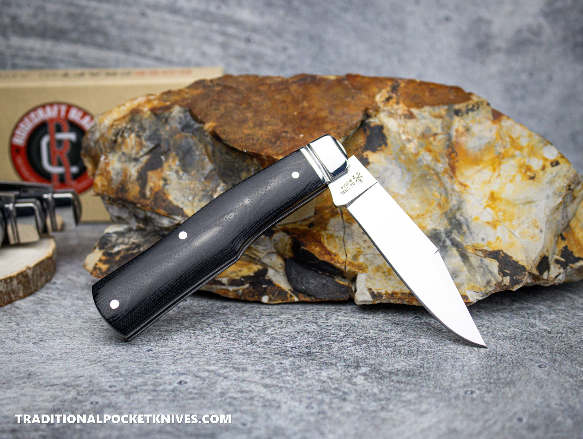 RoseCraft Blades Savage Creek Gunstock Black Micarta (RCT014) - C