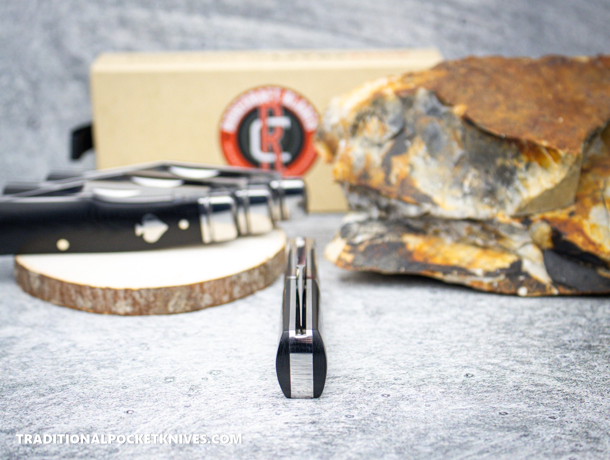 オ*カ様 G RAP!!BOMBSHELL/SIGNATURE SERIES RoseCraft Blades Savage Creek Gunstock Black Micarta (RCT014) - C