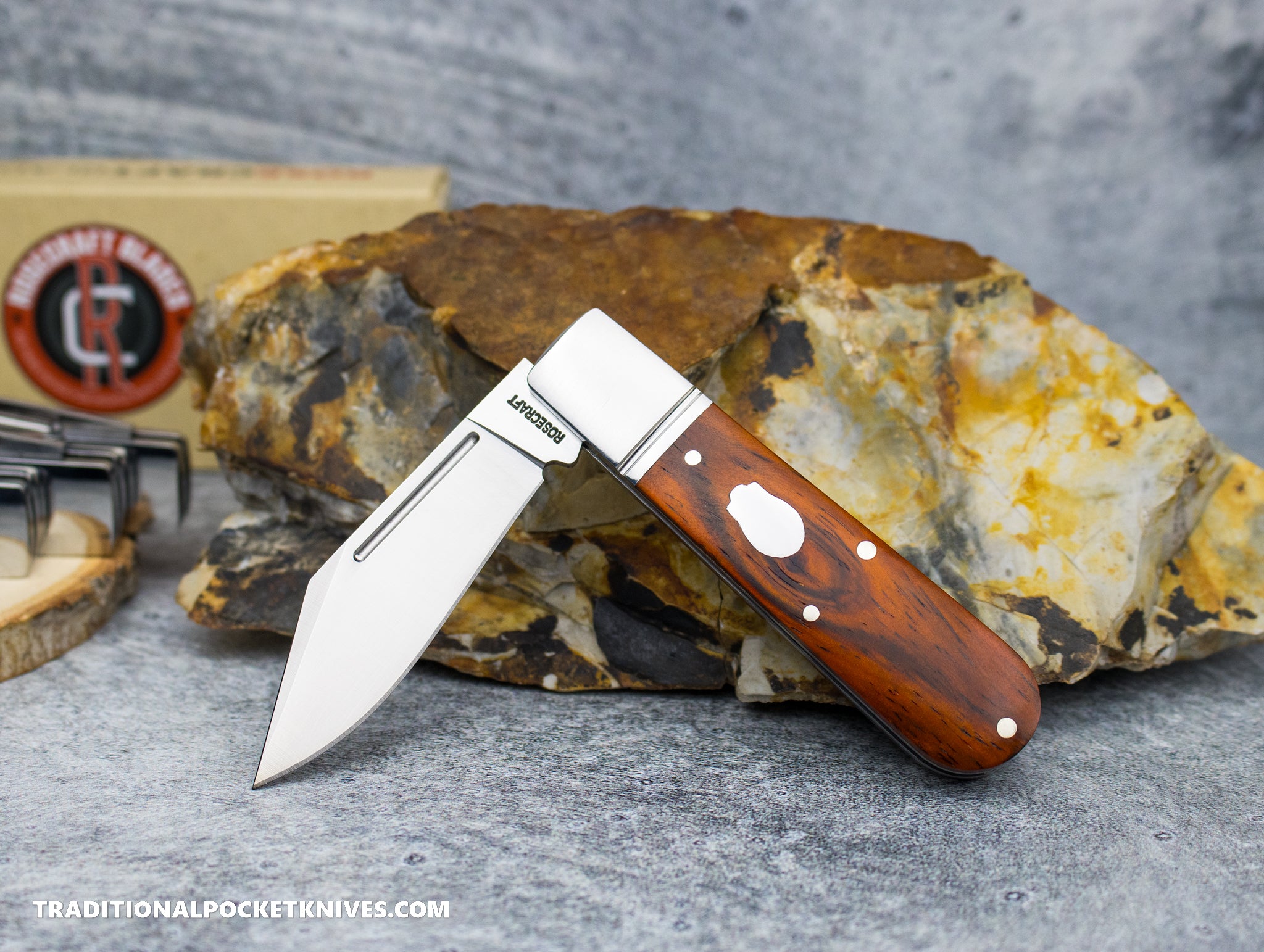 RoseCraft Blades Loosahatchie Jack Yellow Sandalwood (RCT010-YW