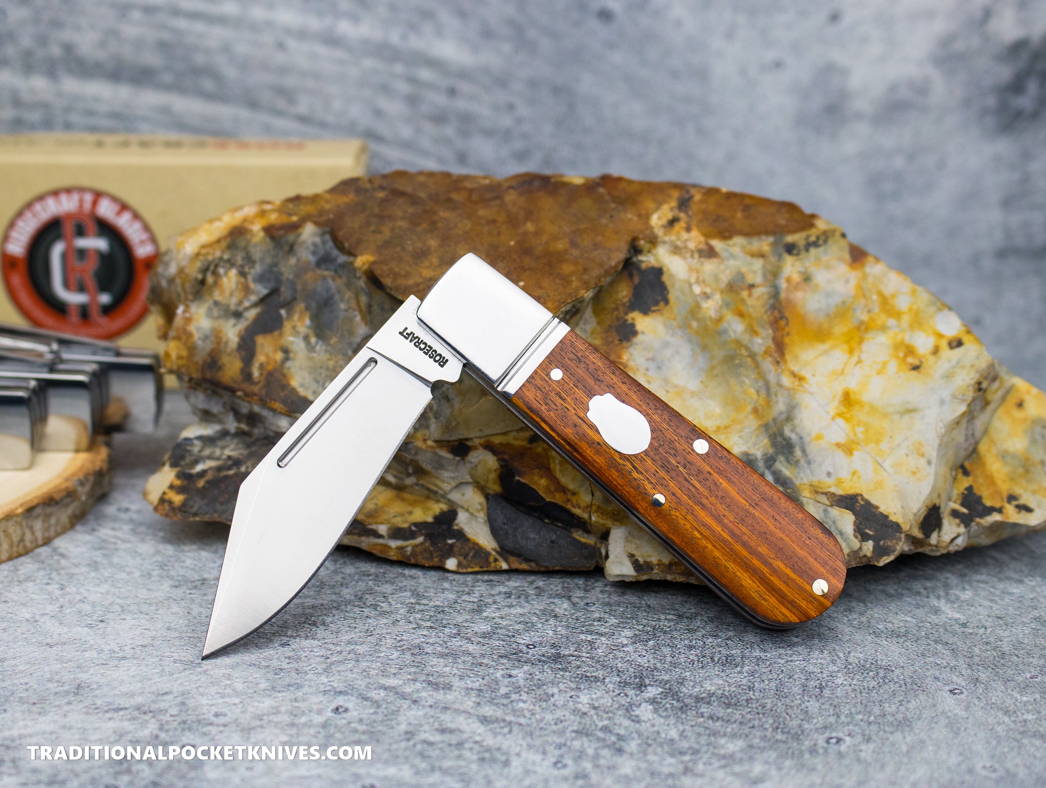 RoseCraft Blades Loosahatchie Jack Red Sandalwood (RCT010-RW) - C
