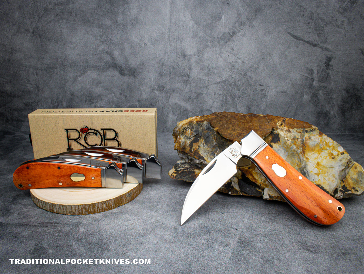 RoseCraft Blades Clinch River Swayback Original Bourbon Bone (RCT005)