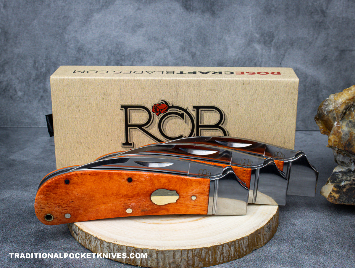 RoseCraft Blades Clinch River Swayback Original Bourbon Bone (RCT005)