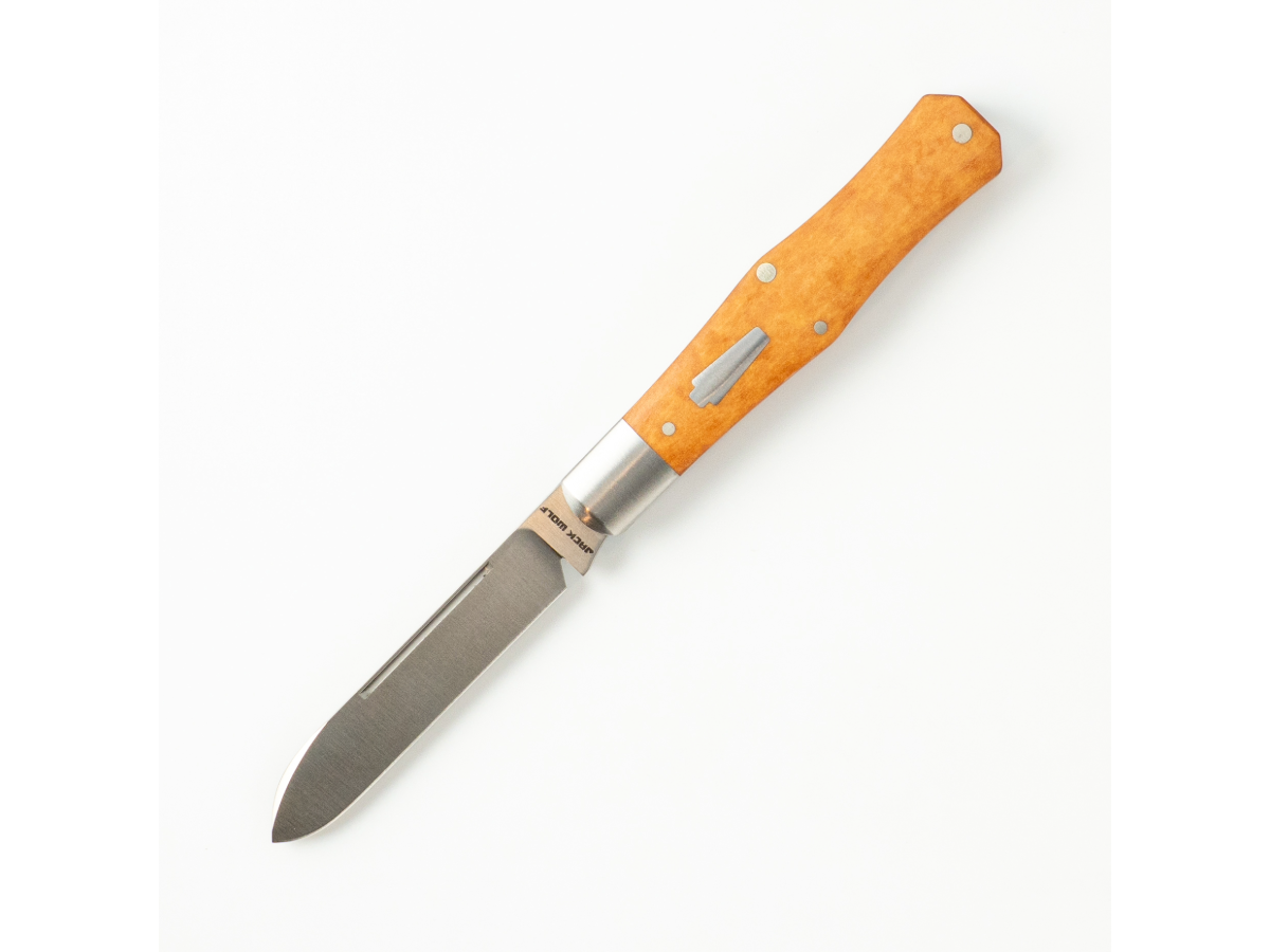 Jack Wolf Knives Gateway Coffin Maple Valley Richlite - Gateway Series