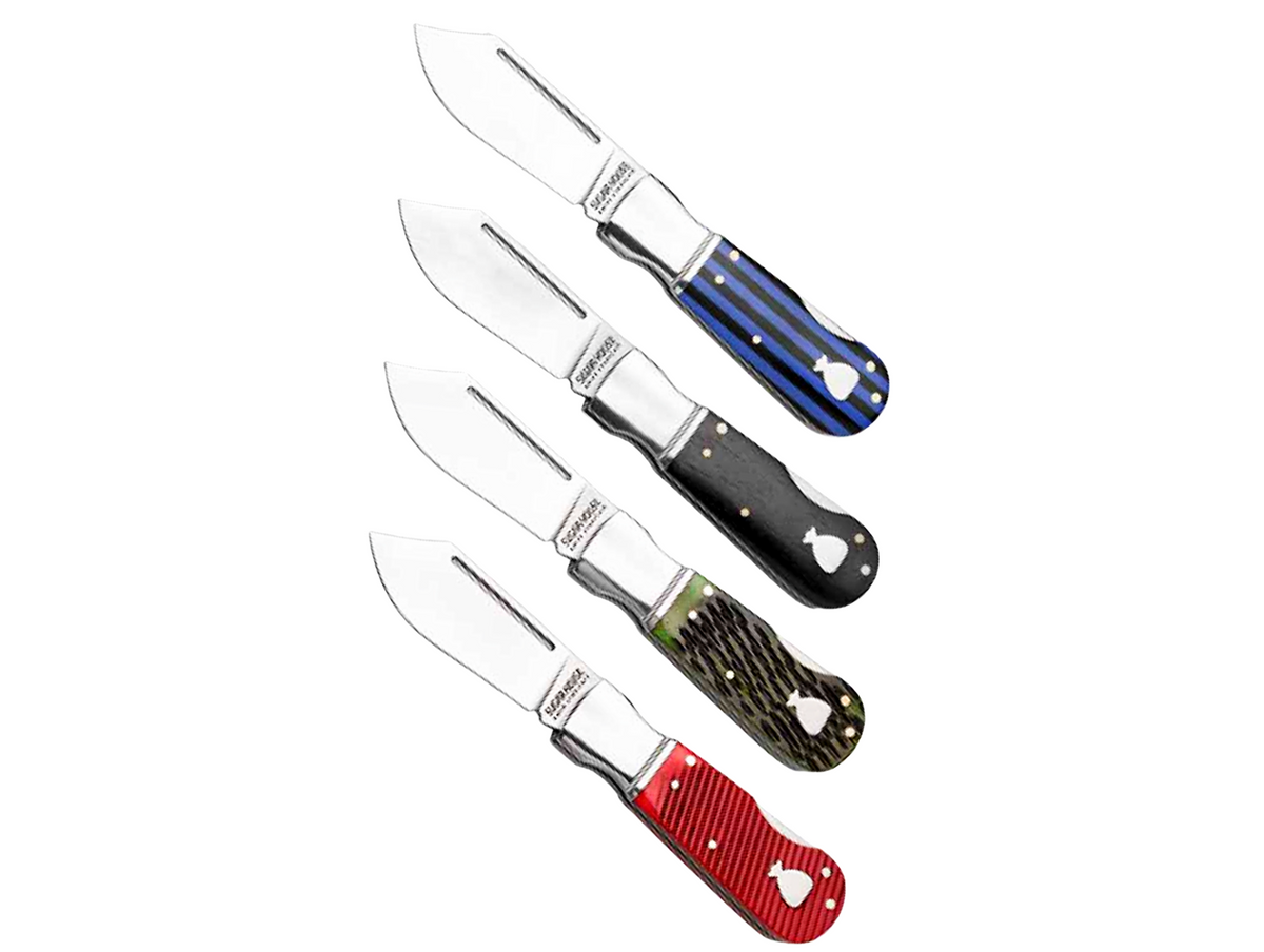 Finch Pretty Boy Bloodline Red Sawcut Bone - Sugar House Knife Syndicate Series