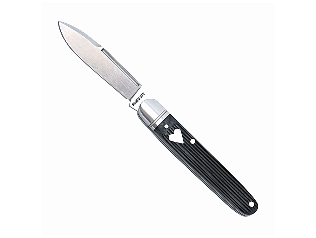 RoseCraft Blades Tuckahoe Jack Gray Barnboard Jigged Bone (RCT032-BKB)