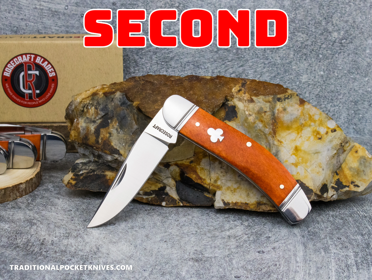 COSMETIC SECONDS: RCB (C. Risner Cutlery / TPK Exclusive) Stinking Creek Sowbelly Bourbon Bone (RCT023-BOU)