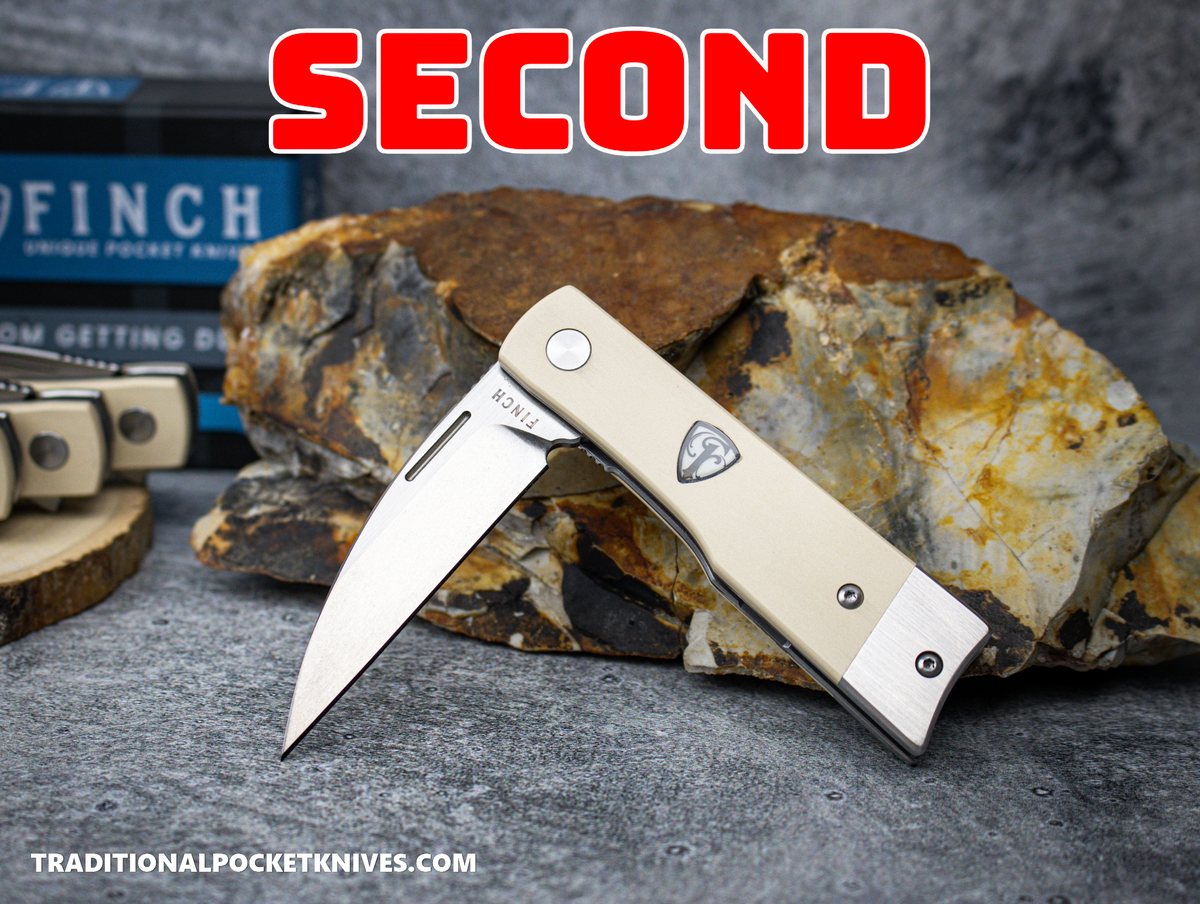 COSMETIC SECONDS: Finch McCoy Ivory Micarta