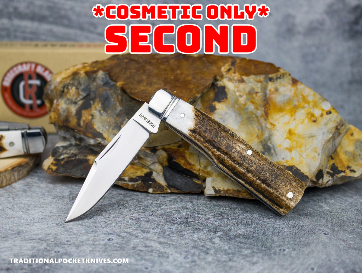 COSMETIC SECONDS: RoseCraft Blades Savage Creek Gunstock Genuine Stag (RCT014-ST)