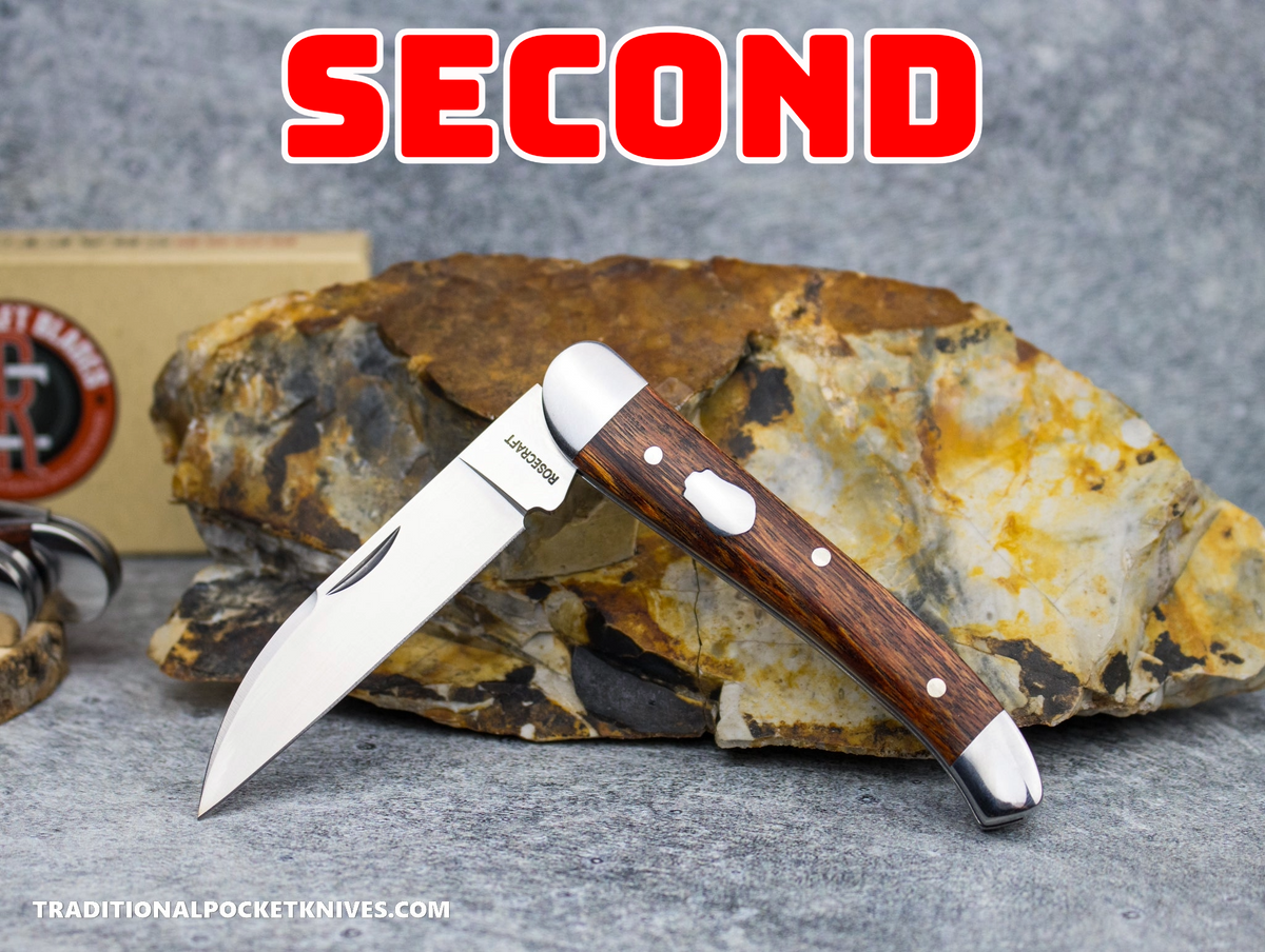 COSMETIC SECONDS: RoseCraft Blades French Broad Jack Rosewood (RCT007-RW)