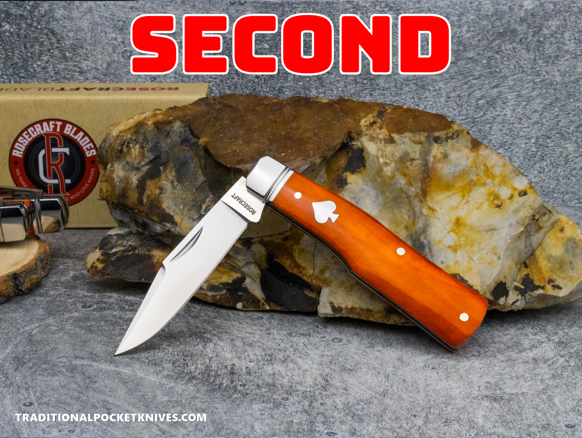 COSMETIC SECONDS: RCB (C. Risner Cutlery / TPK Exclusive) Savage Creek Gunstock Bourbon Bone (RCT014-BOU)