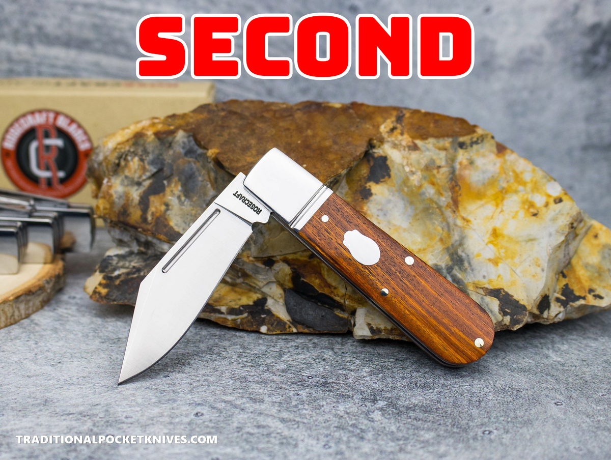 COSMETIC SECONDS: RoseCraft Blades Loosahatchie Jack Red Sandalwood (RCT010-RW)