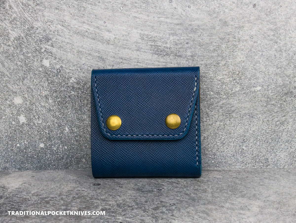 Sage Grouse Leather Cutler&#39;s Wallet &quot;Blue Hatch Buttero/Whiskey Buttero&quot;