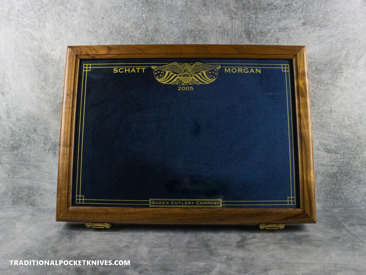 Schatt&amp;Morgan Cutlery Original 2005 Knife Display Case - Walnut