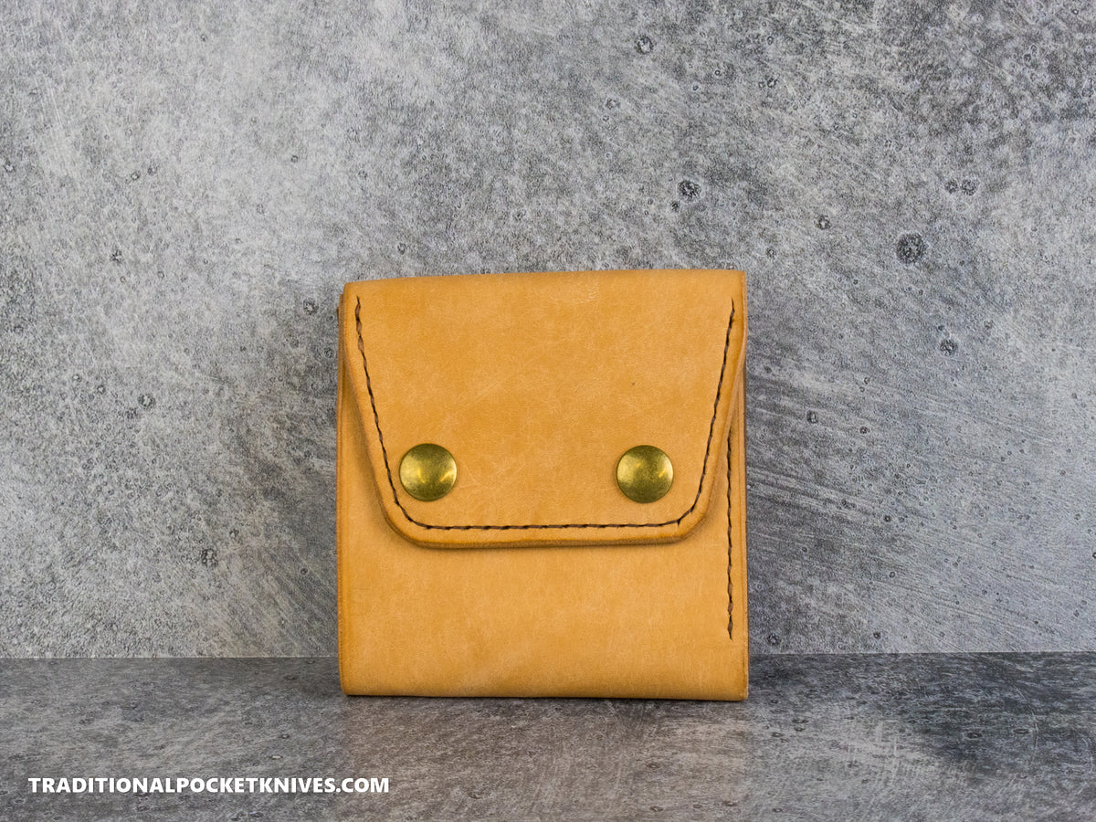 Sage Grouse Leather Cutler's Wallet "Natural Pueblo / Whiskey Buttero"