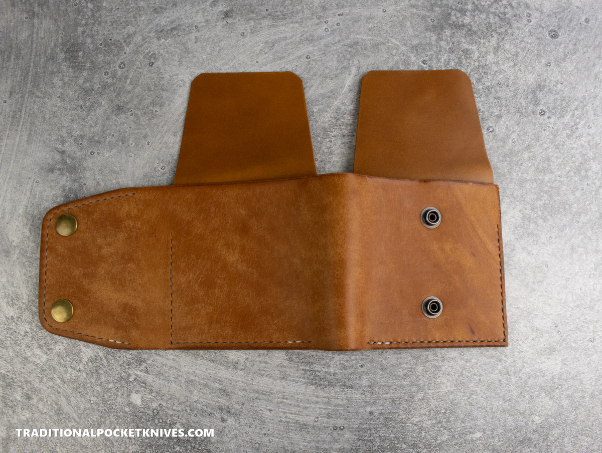 Sage Grouse Leather Cutler's Wallet "Cognac Pueblo / Whiskey Buttero"