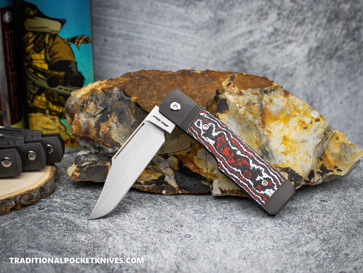 Jack Wolf Knives Sharpshooter Jack Fat Carbon Snowfire