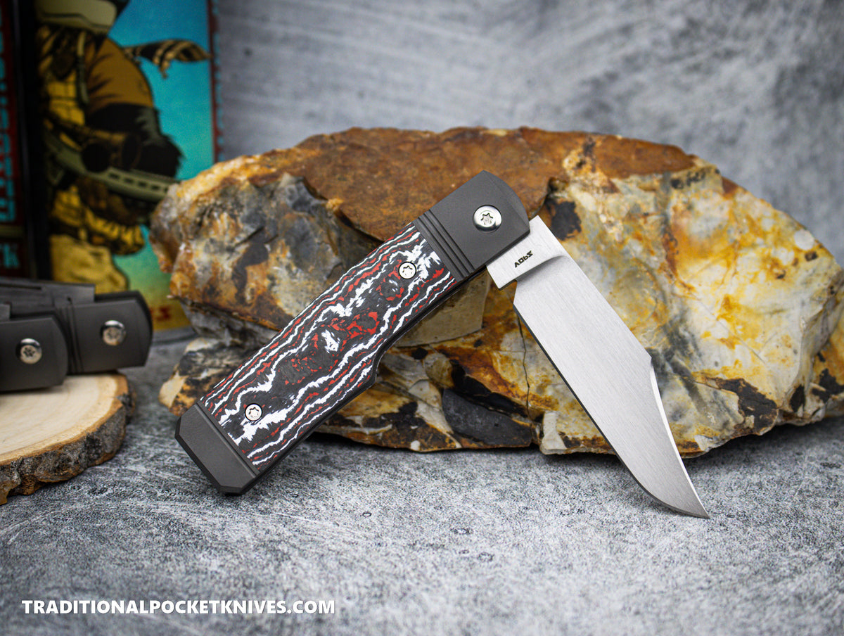 Jack Wolf Knives Sharpshooter Jack Fat Carbon Snowfire