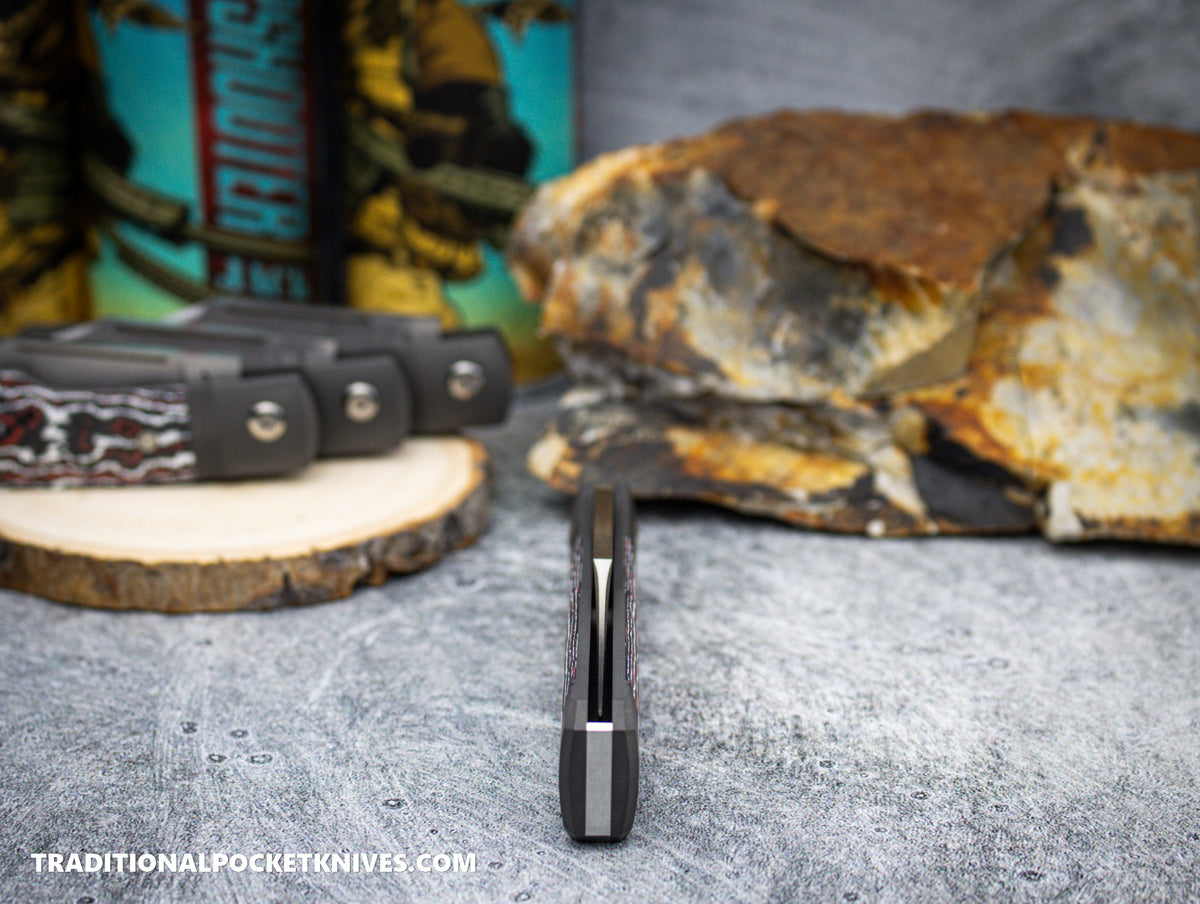 Jack Wolf Knives Sharpshooter Jack Fat Carbon Snowfire