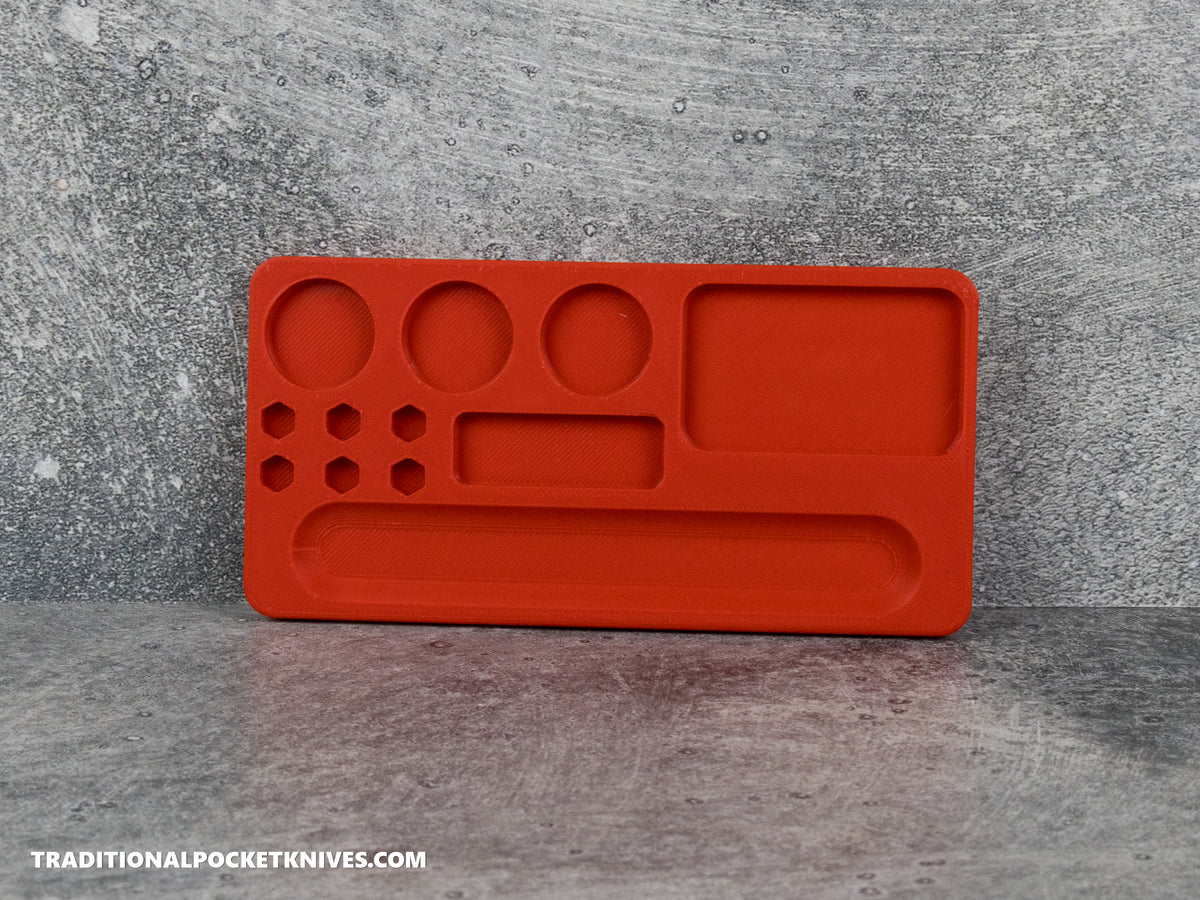 C. Risner Cutlery Cleaning Organizer Small Tray Red V2