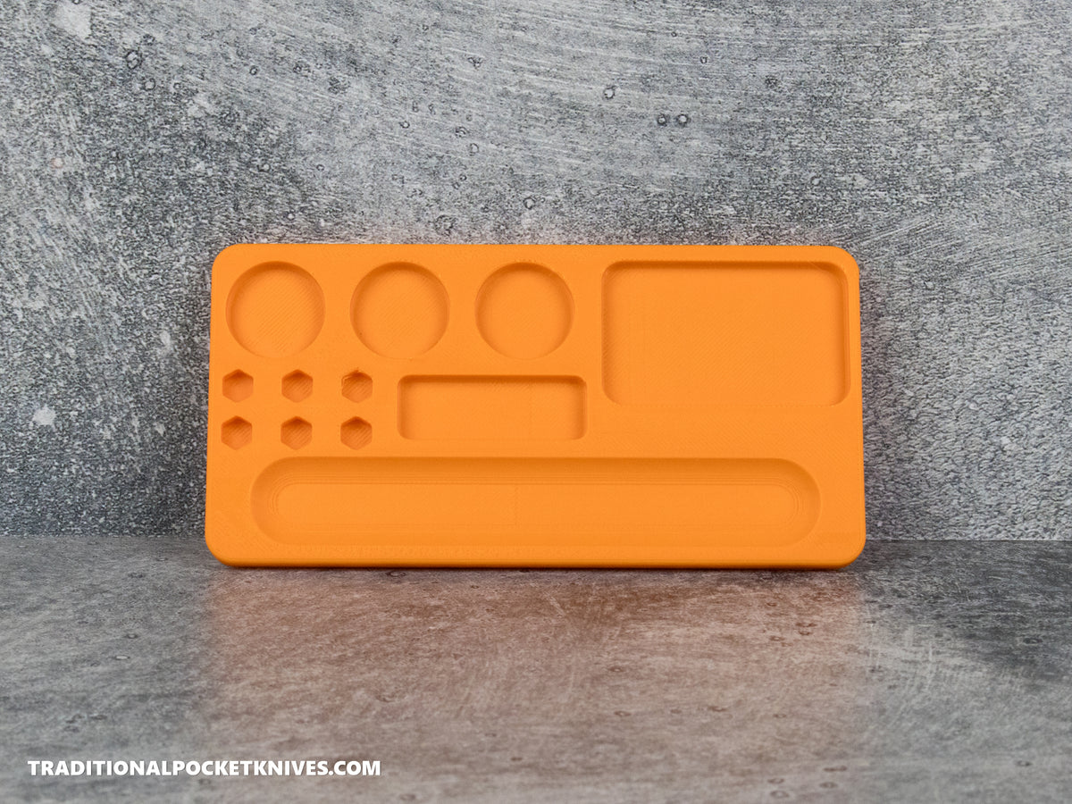 C. Risner Cutlery Cleaning Organizer Small Tray Orange V2