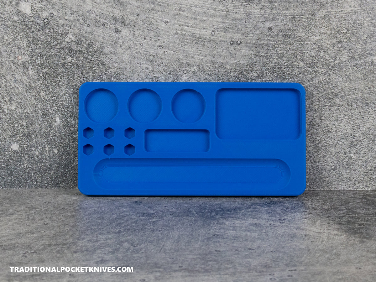 C. Risner Cutlery Cleaning Organizer Small Tray Blue V2