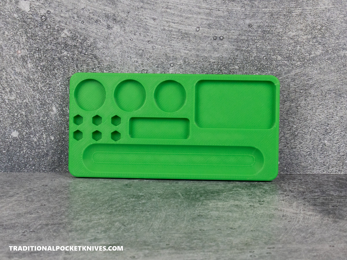 C. Risner Cutlery Cleaning Organizer Small Tray Green V2