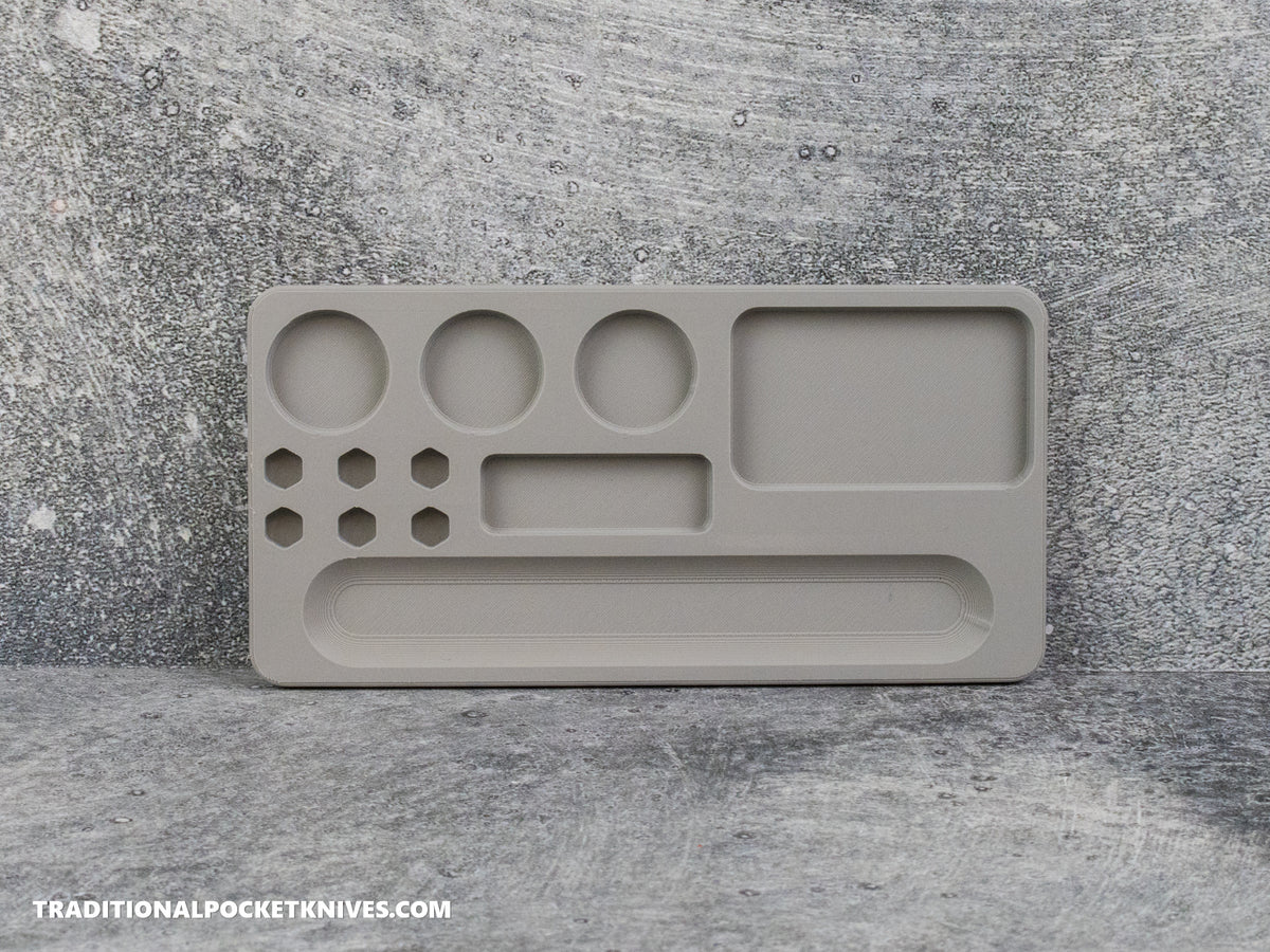C. Risner Cutlery Cleaning Organizer Small Tray Gray V2