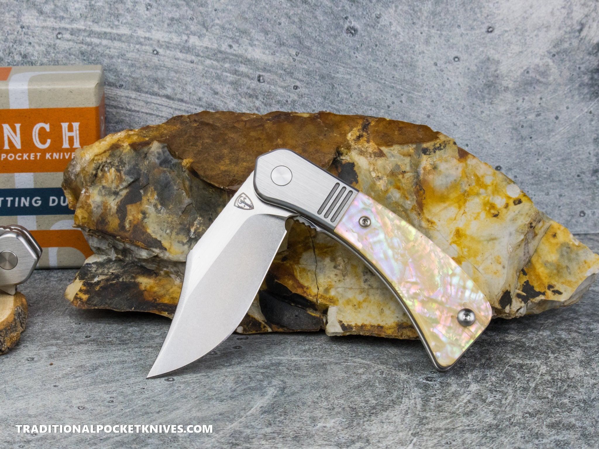 Finch Snub Nose Mother of Pearl - C. Risner Cutlery LLC