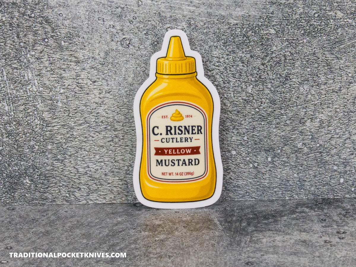 C. Risner Cutlery "Mustard" Sticker