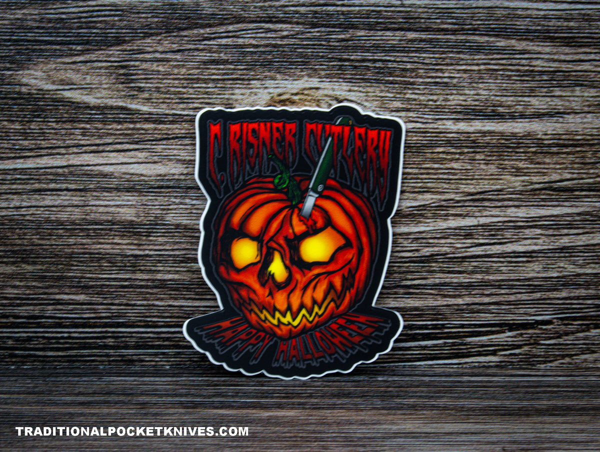 C. Risner Cutlery &quot;Happy Halloween&quot; Sticker