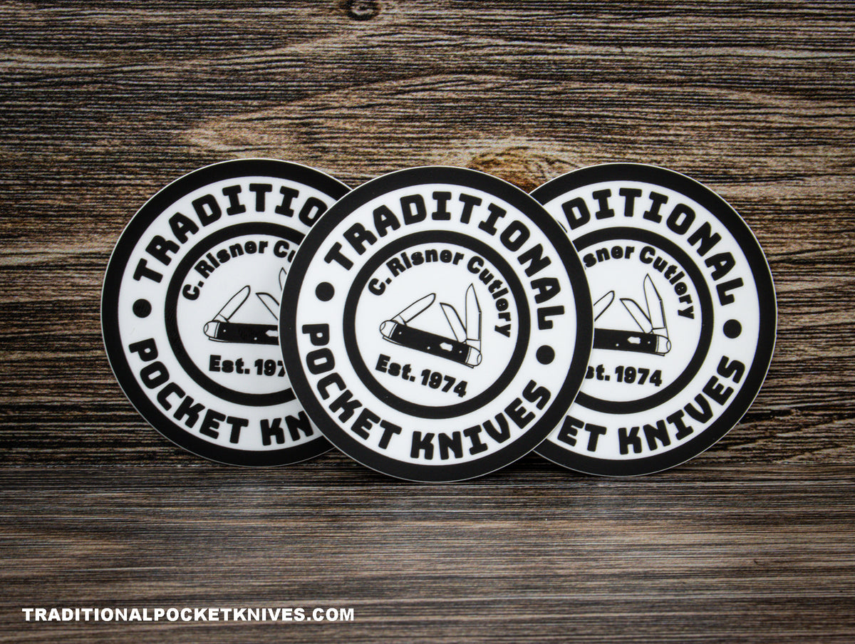 C. Risner Cutlery Circle Logo Sticker