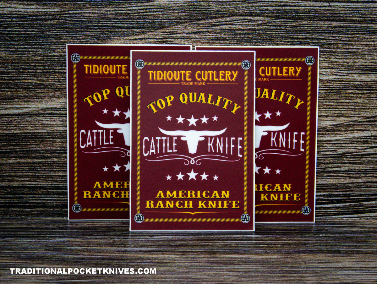 Great Eastern Cutlery Cattle Knife Sticker