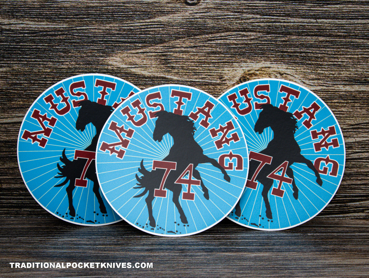 Great Eastern Cutlery #74 Mustang Sticker
