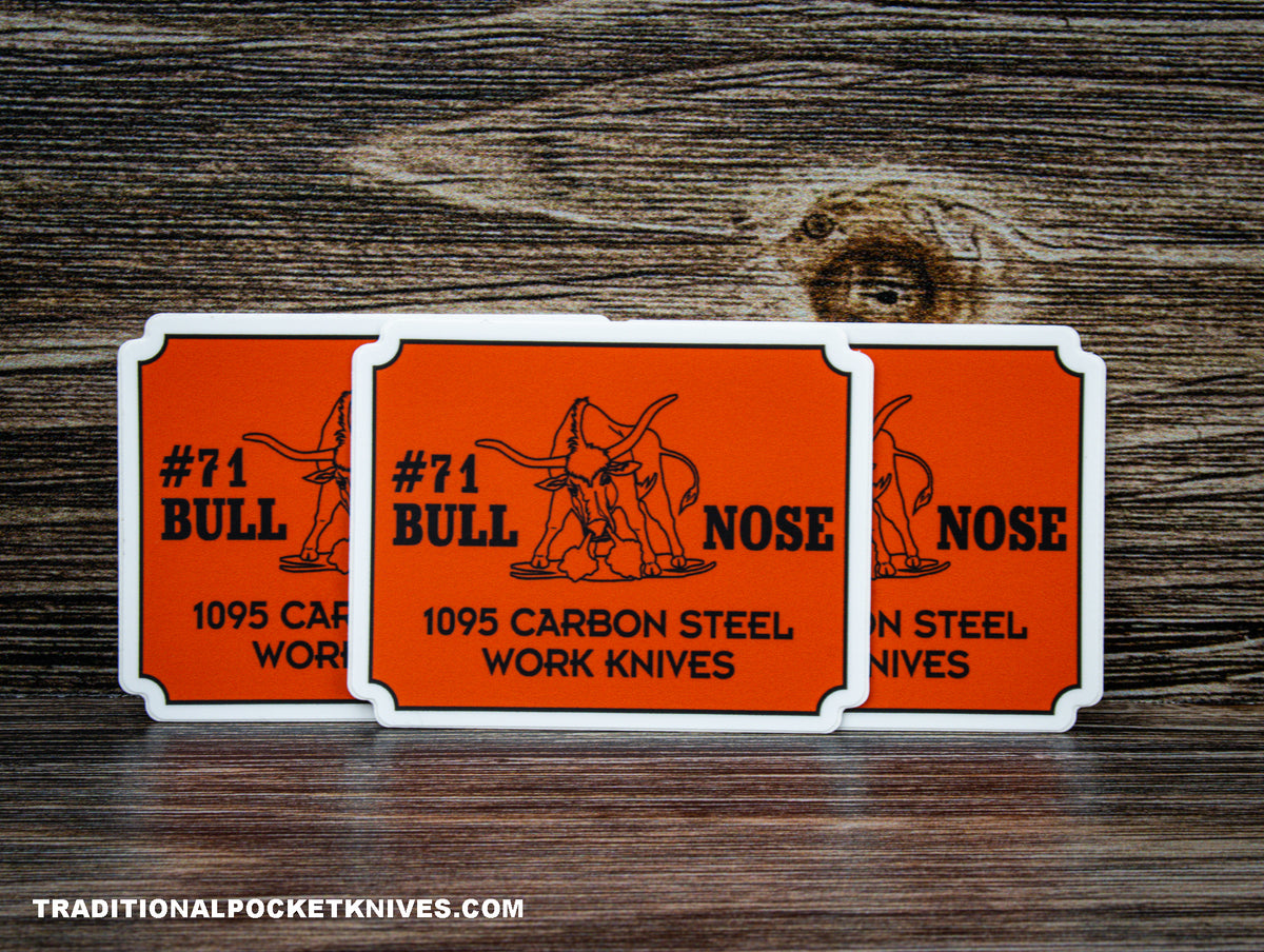 Great Eastern Cutlery #71 Bull Nose Sticker