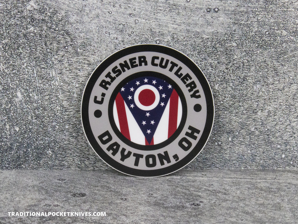 C. Risner Cutlery &quot;Dayton, OH Logo&quot; Sticker